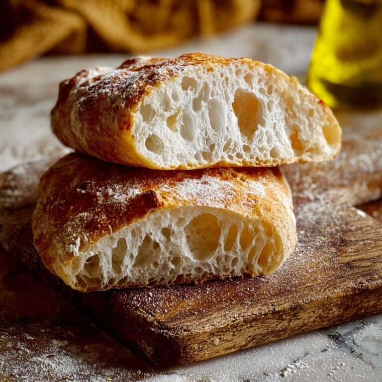 Homemade Ciabatta Bread Recipe