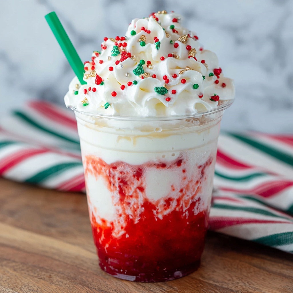 Santa Claus Frappuccino Recipe - Recipe Image