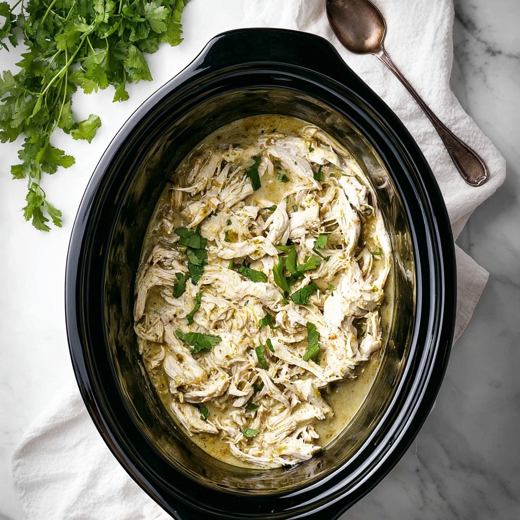 Crockpot Salsa Verde Chicken Recipe - Recipe Image