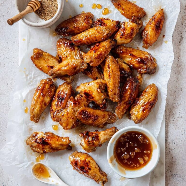 Honey Garlic Chicken Wings Recipe