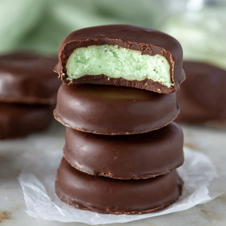 Chocolate Covered Mint Patties Recipe