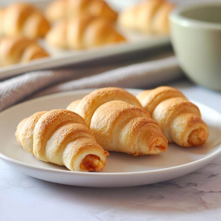 Pumpkin Pie Croissants with Maple Glaze Recipe