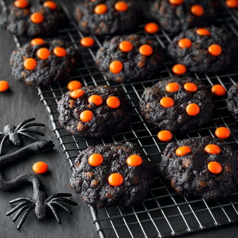 Dark Chocolate Halloween Cookies Recipe