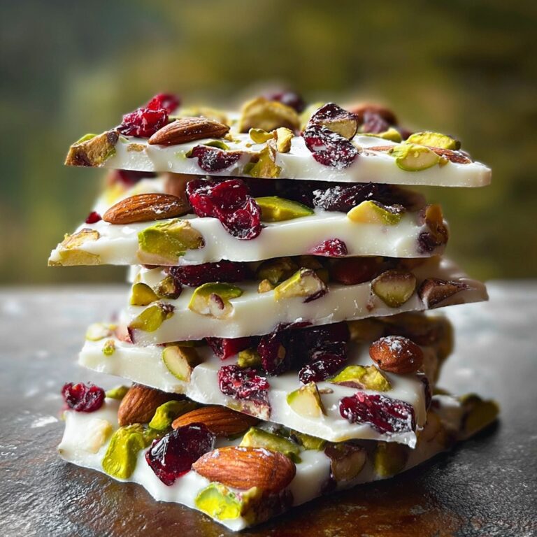 Delightful Pistachio Cranberry Bark Recipe