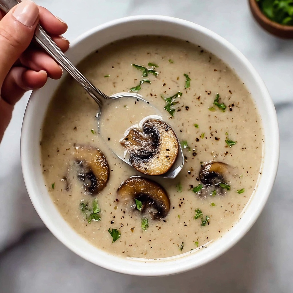 Creamy Mushroom Soup Recipe - Recipe Image
