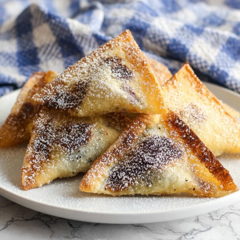 Air Fryer Blueberry Cheesecake Wontons Recipe