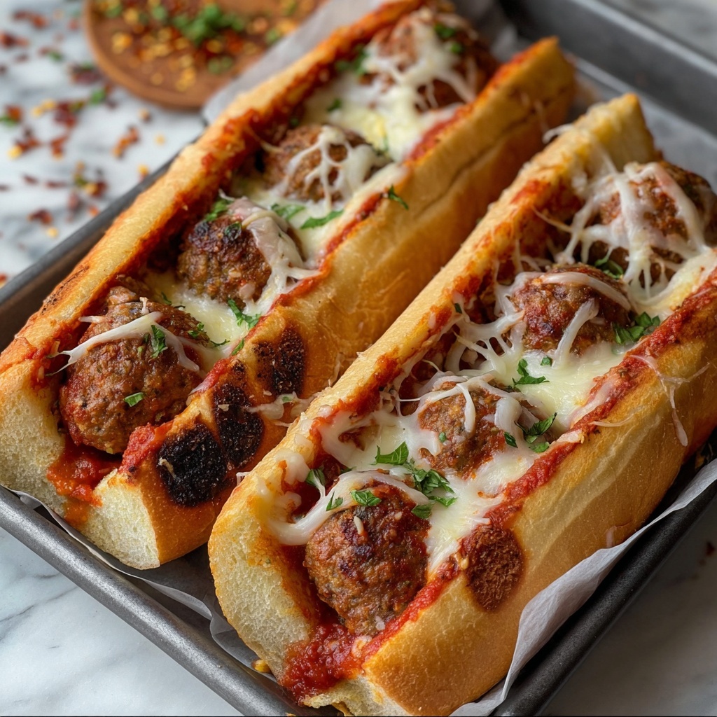 Ultimate Beefy Meatball Sub Delight Recipe - Recipe Image