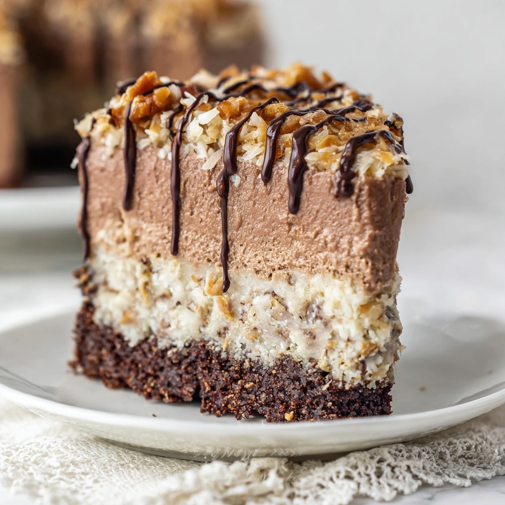 German Chocolate Cheesecake Recipe - Recipe Image