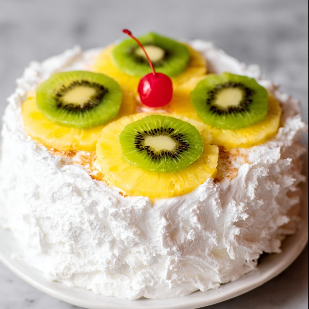 Tropical Layered Poke Cake Recipe - Recipe Image