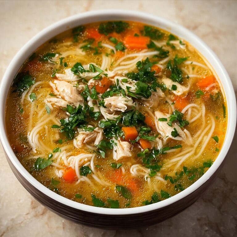 Cozy Chicken Vermicelli Soup Recipe