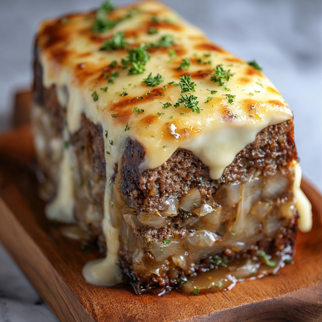 French Onion Meatloaf Recipe - Recipe Image