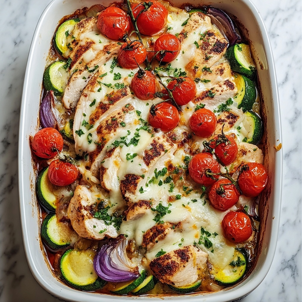 Mediterranean Chicken Zucchini Bake Recipe - Recipe Image