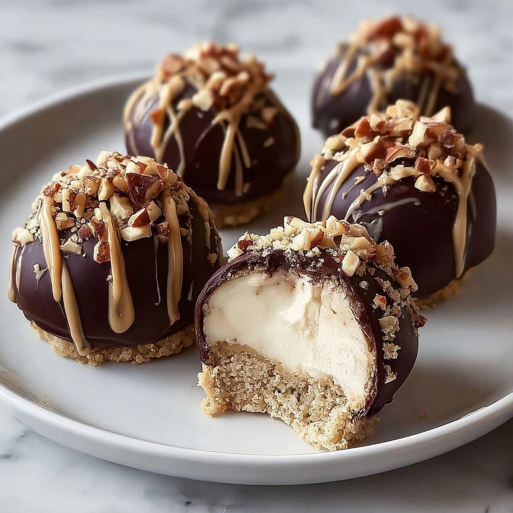 No-Bake Peanut Butter Cheesecake Balls Recipe - Recipe Image