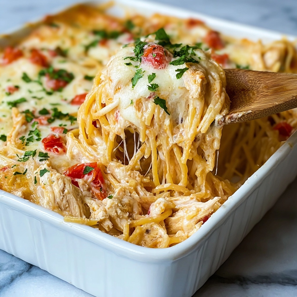 The Best Chicken Spaghetti Recipe - Recipe Image