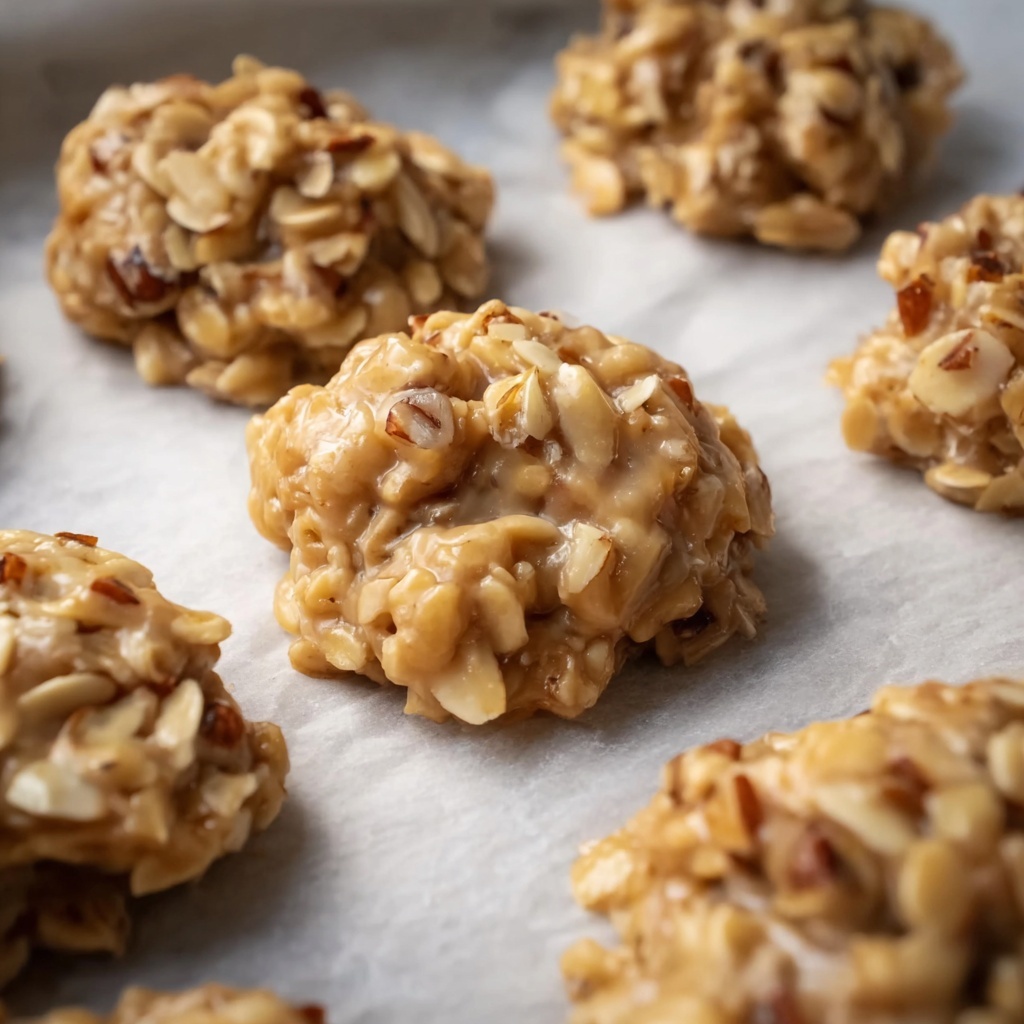 No-Bake Coconut Pecan Praline Cookies Recipe - Recipe Image