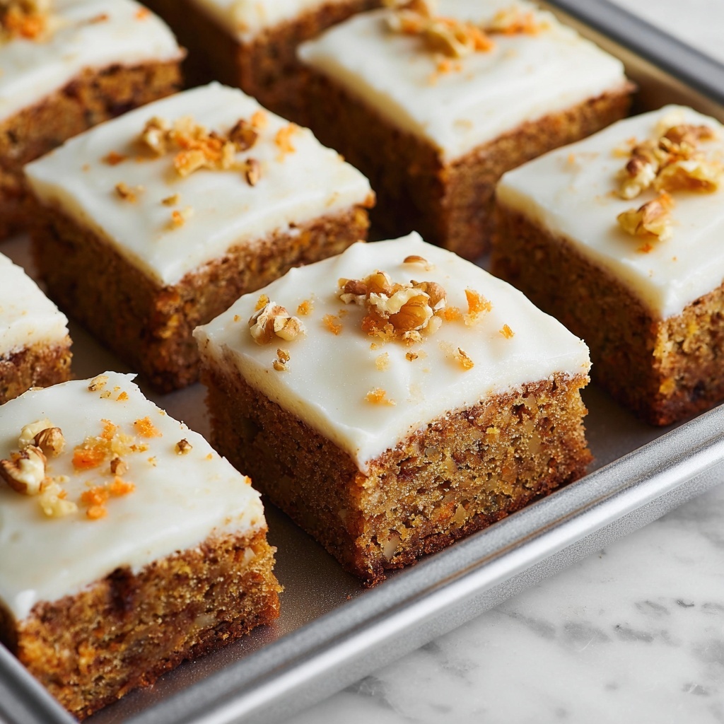 Carrot Cake Bars with Coconut Cream Frosting Recipe - Recipe Image