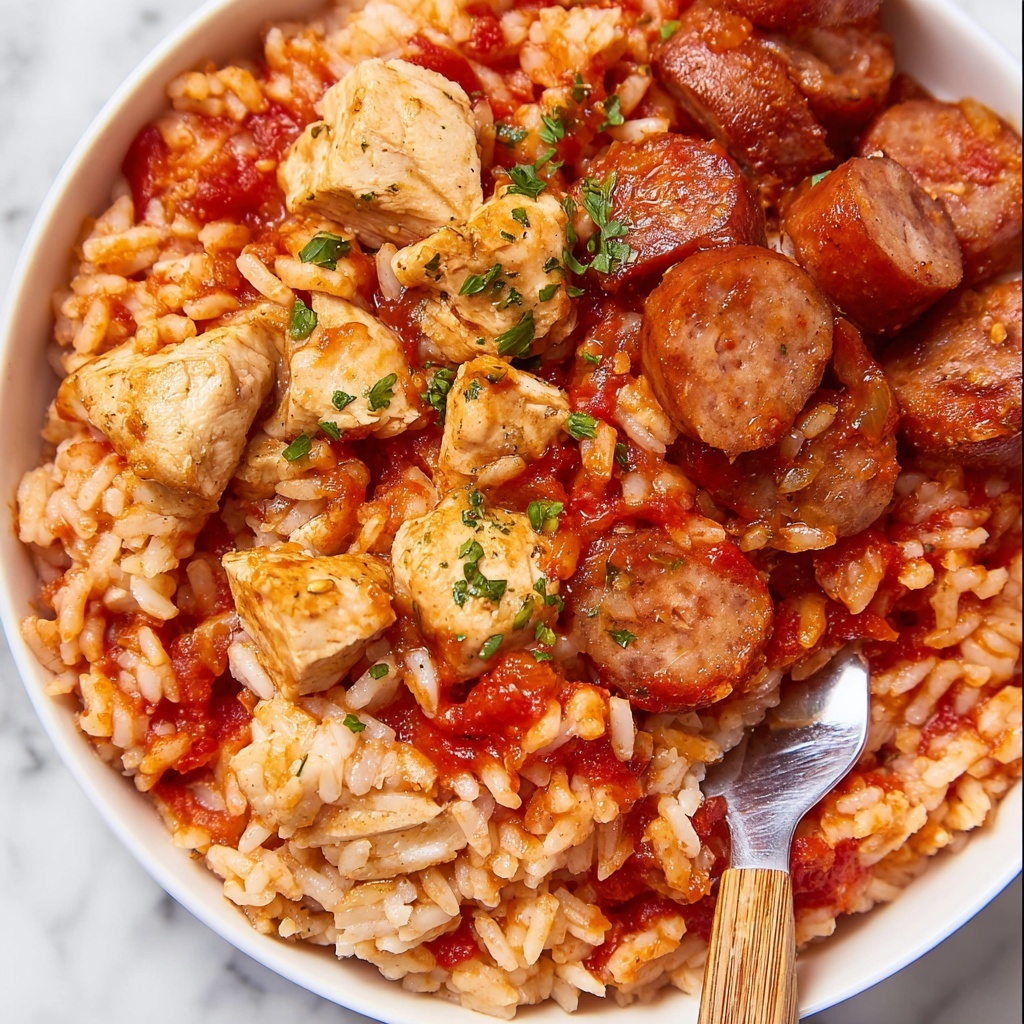 Chicken and Sausage Jambalaya Recipe - Recipe Image