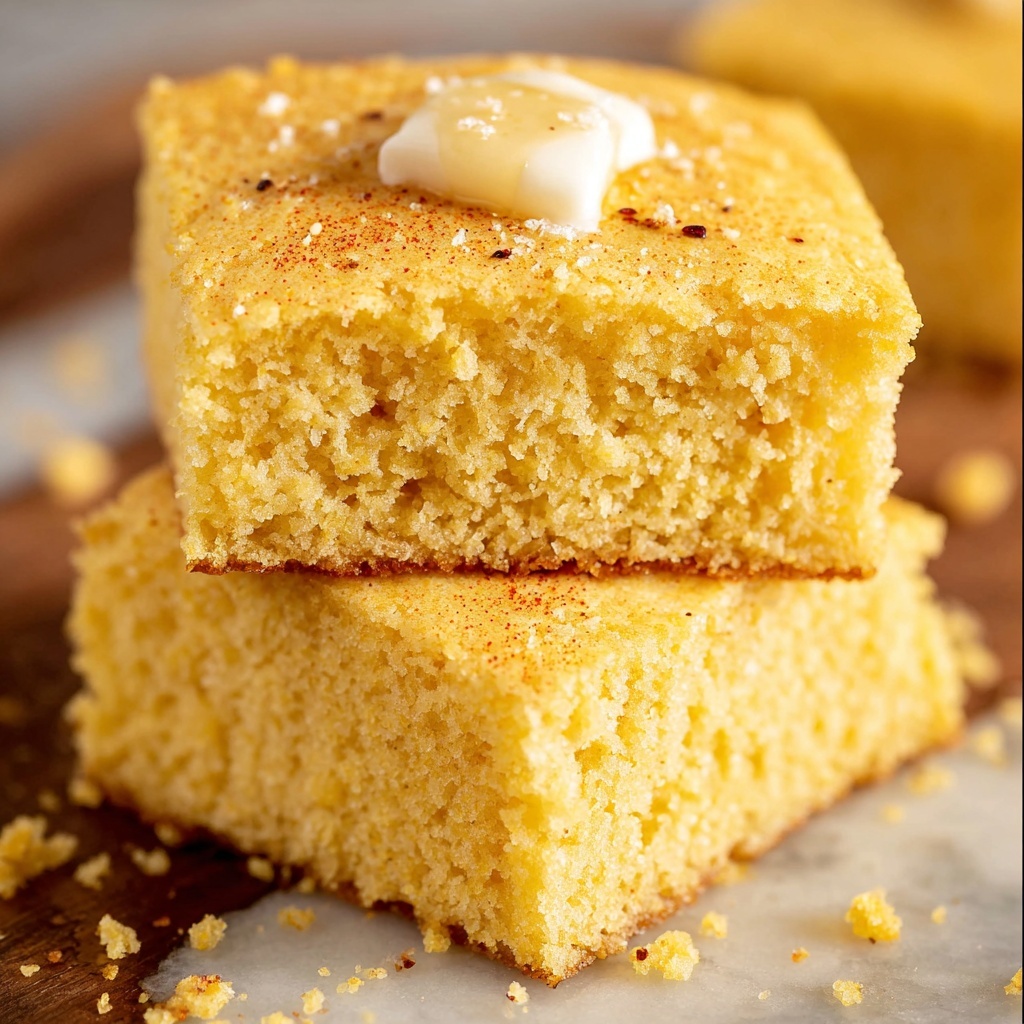 Sweet & Buttery Cornbread Recipe - Recipe Image
