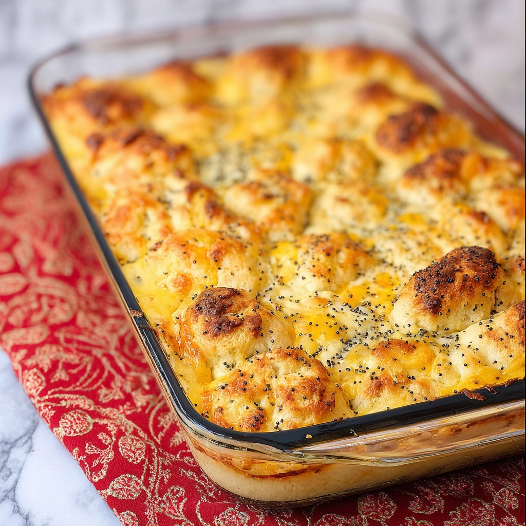 Chicken Poppy Seed Bubble Up Recipe - Recipe Image