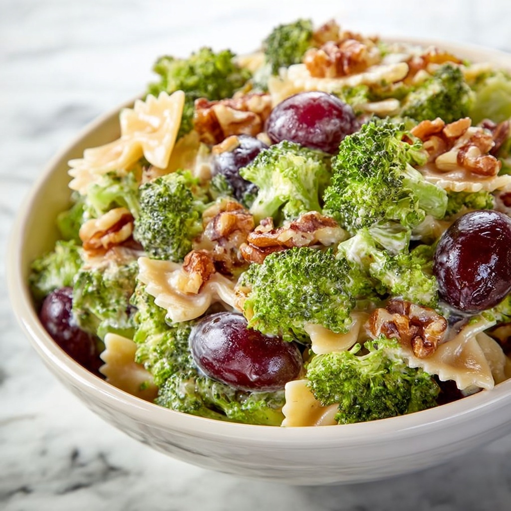 Broccoli Grape Pasta Salad Recipe - Recipe Image