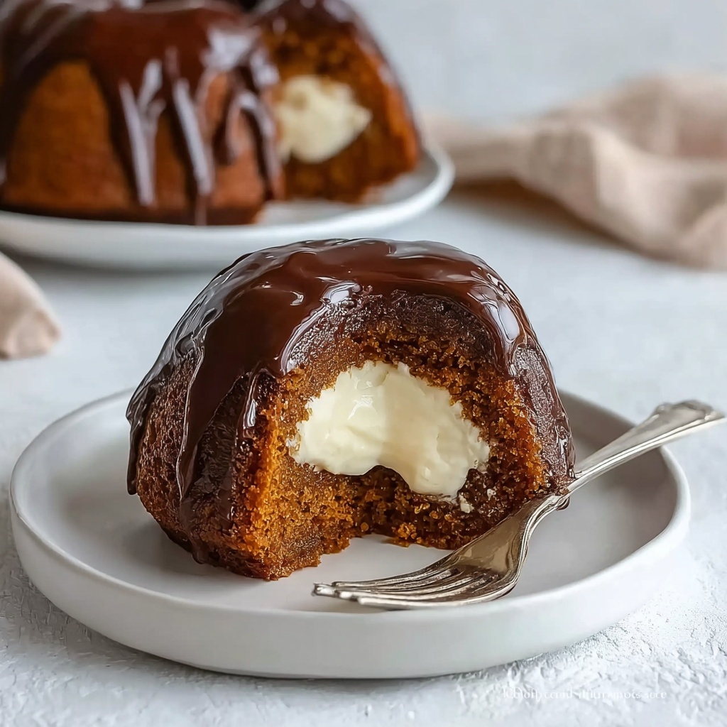 Pumpkin Cream Cheese Bundt Cake Recipe - Recipe Image