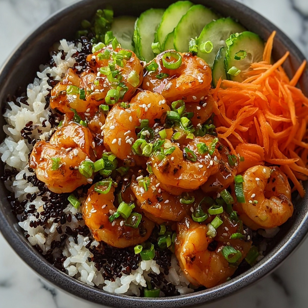 Shrimp Poke Bowl (Healthy & Easy!) Recipe - Recipe Image