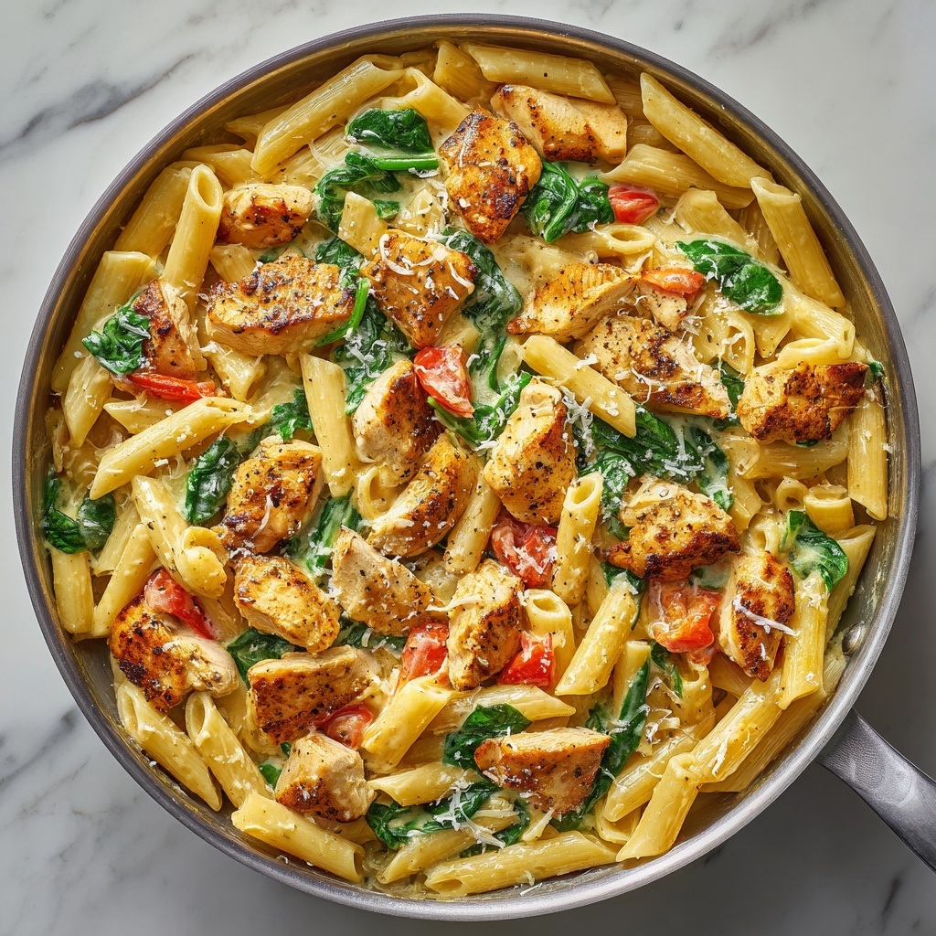 Marry Me Chicken Pasta with Spinach Recipe - Recipe Image