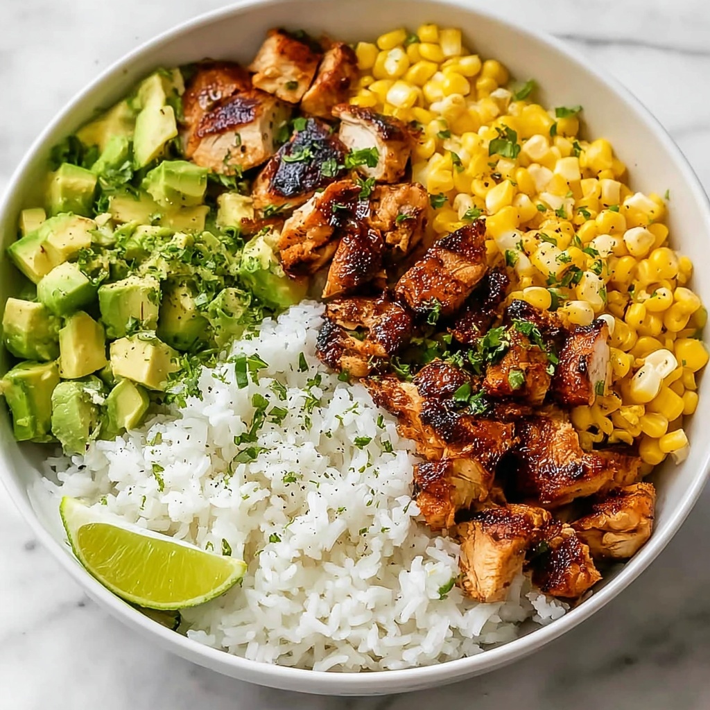 Honey Chipotle Chicken Rice Bowls Recipe - Recipe Image