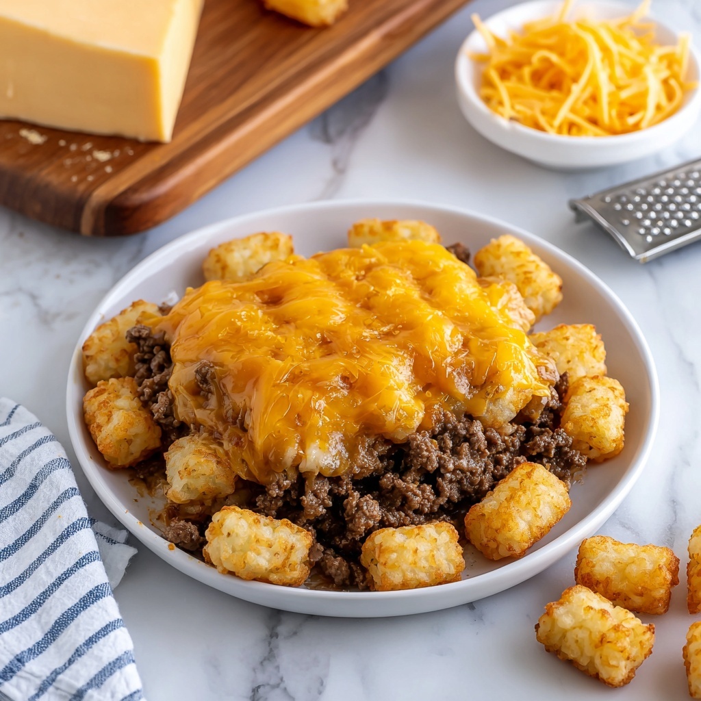 Cheesy Tater Tot Casserole Recipe - Recipe Image
