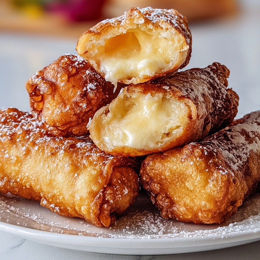 Cheesecake Egg Rolls Recipe - Recipe Image