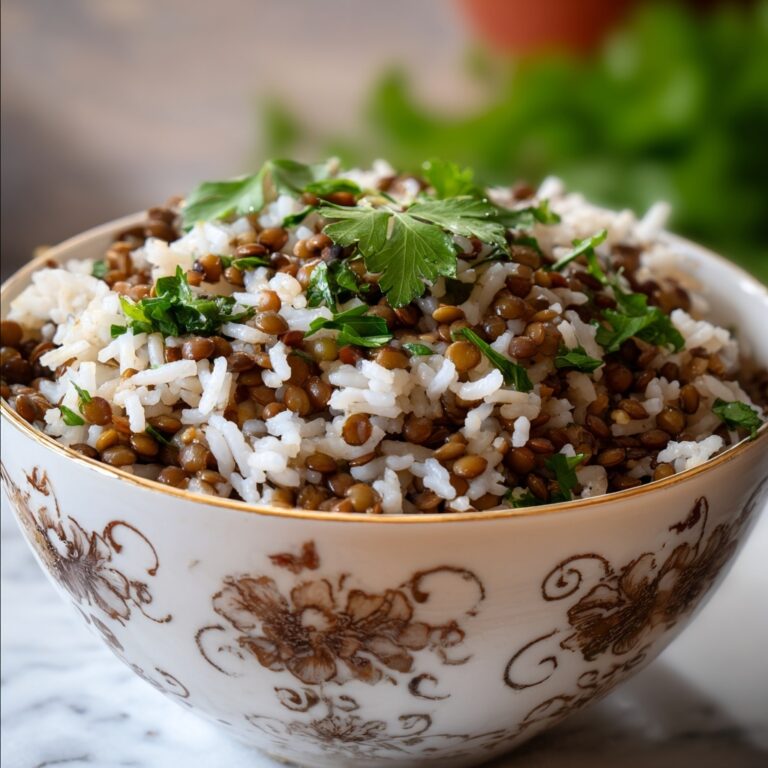 Simple Lebanese Lentils & Rice (Mujaddara) Recipe