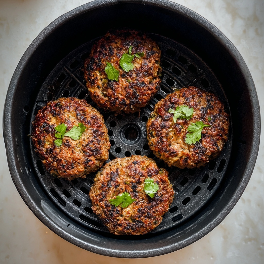 Air Fryer Burgers Recipe - Recipe Image