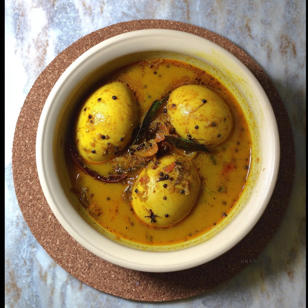 Sri Lankan Egg Curry Recipe - Recipe Image