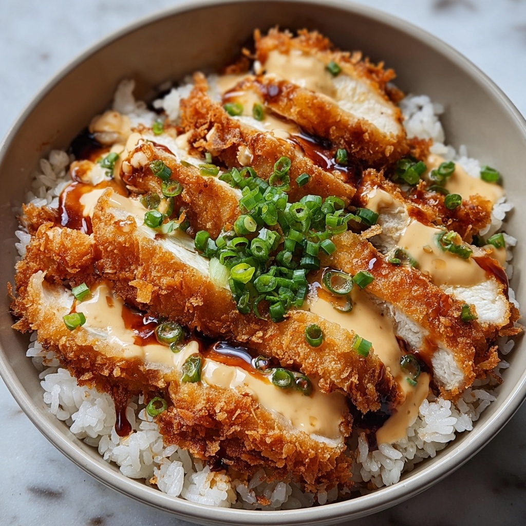 Japanese Katsu Bowls with Tonkatsu Sauce Recipe - Recipe Image