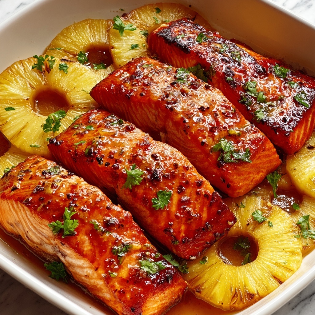 Baked Pineapple Salmon Recipe - Recipe Image