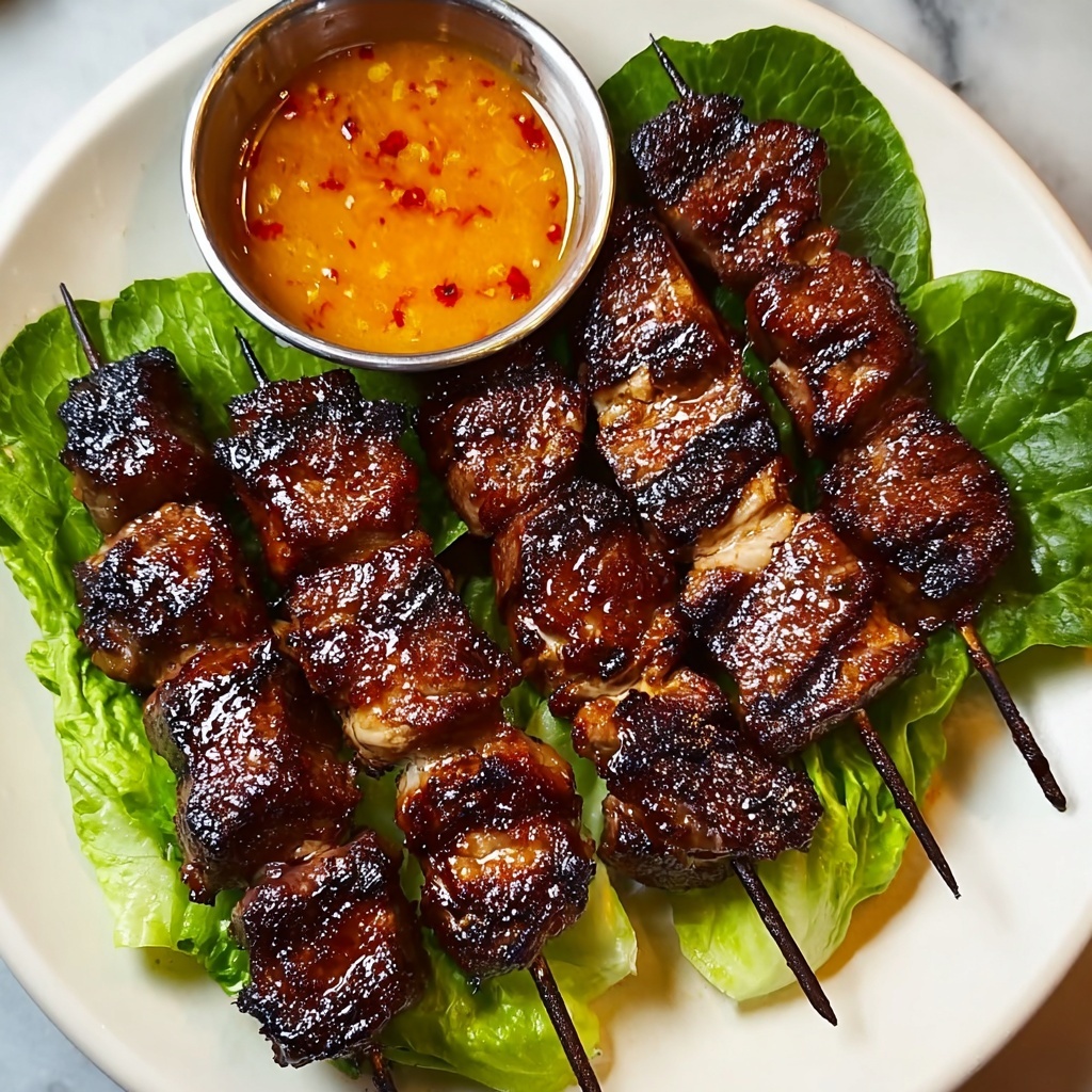 Grilled Thai Coconut Chicken Skewers with Peanut Sauce Recipe - Recipe Image