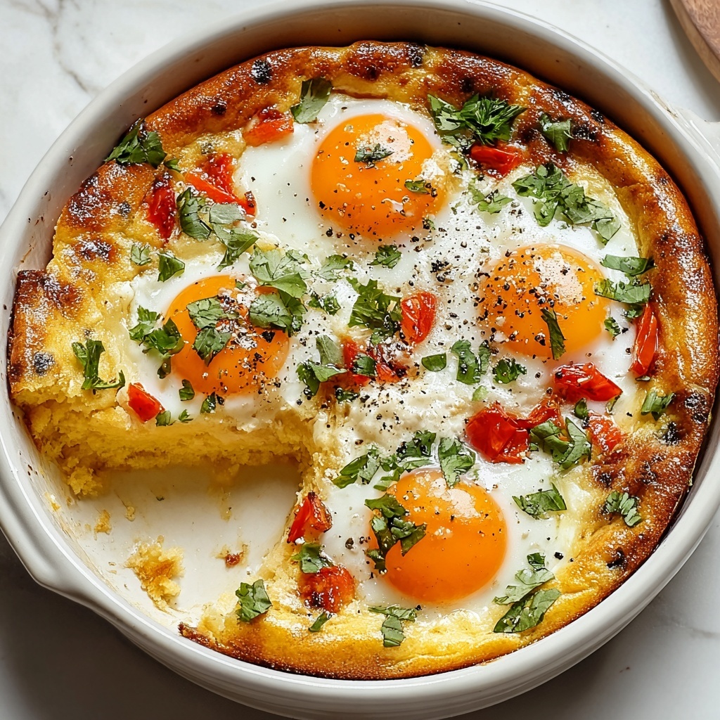 Baked Feta Eggs Recipe - Recipe Image
