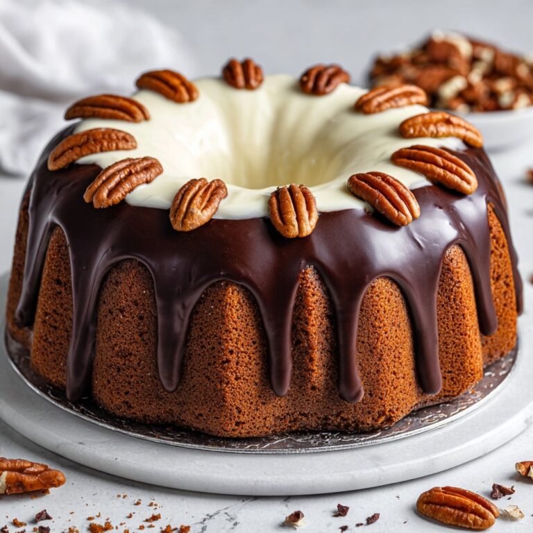 Caramel Pecan Bundt Cake Recipe