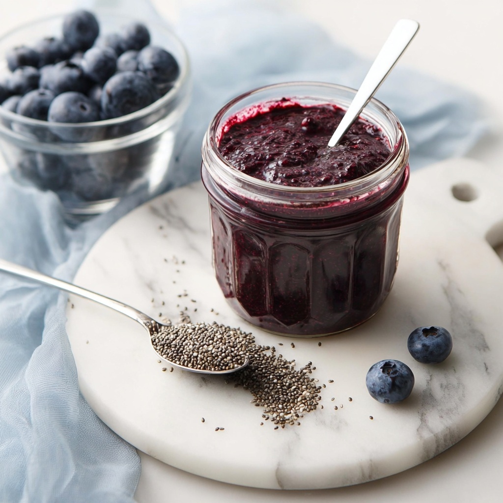 Blueberry Chia Jam (Easy Small Batch) Recipe - Recipe Image