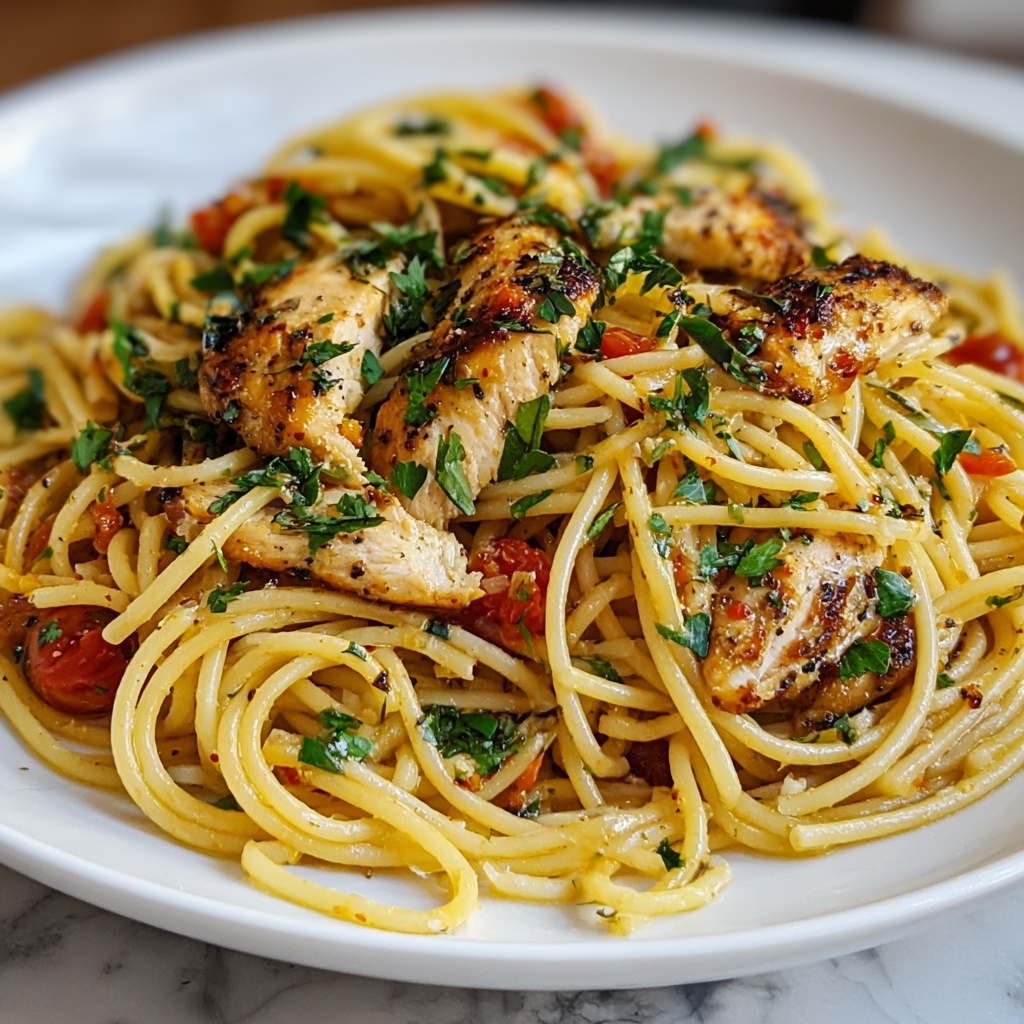 Monterey Chicken Spaghetti Recipe - Recipe Image