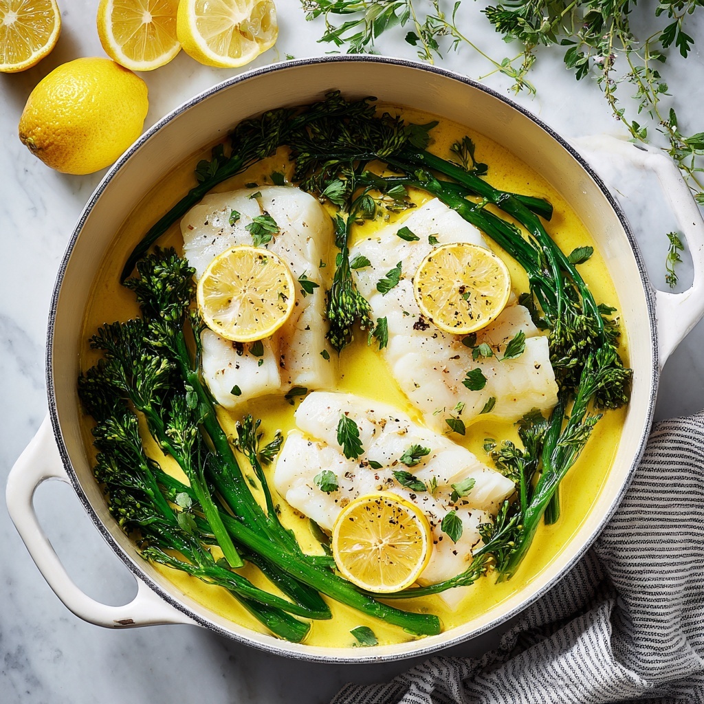 Baked Cod with Lemon Garlic Butter Recipe - Recipe Image