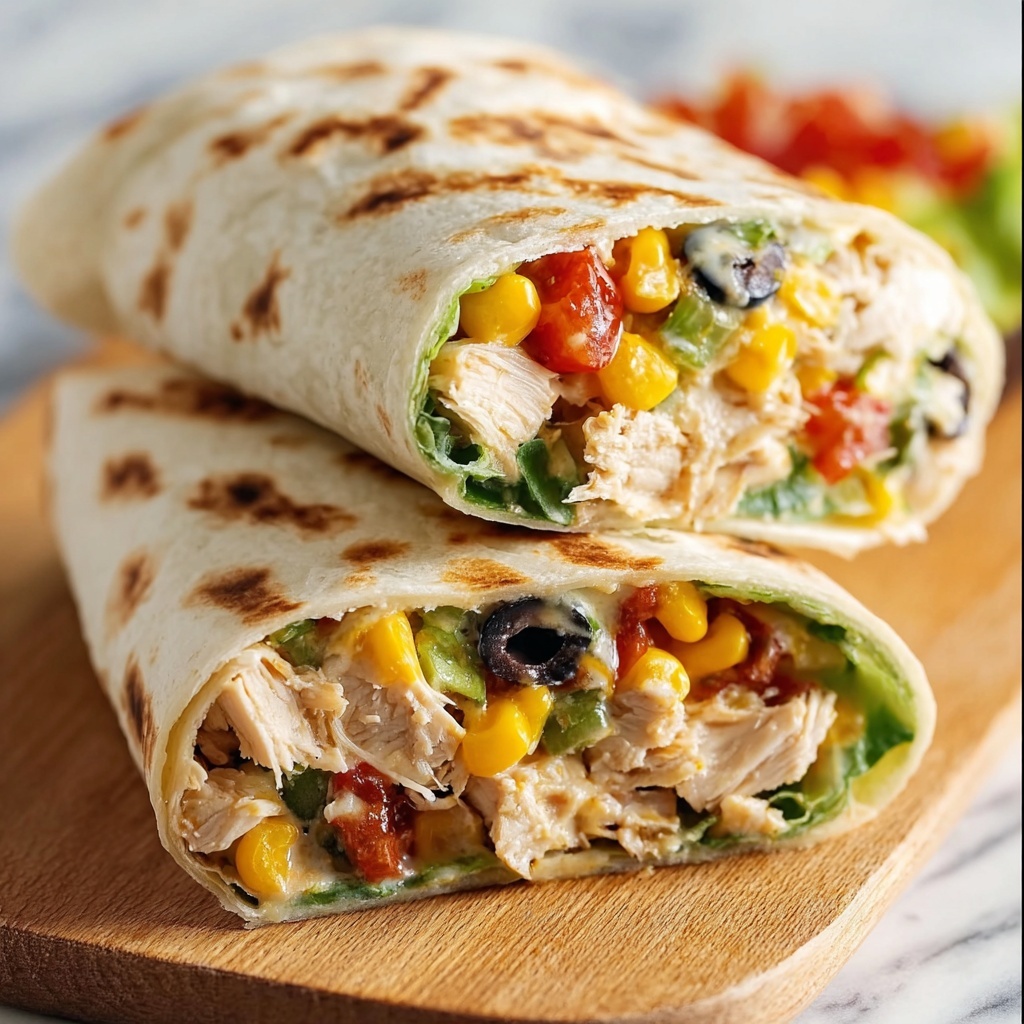 Southwest Chicken Wrap Recipe - Recipe Image
