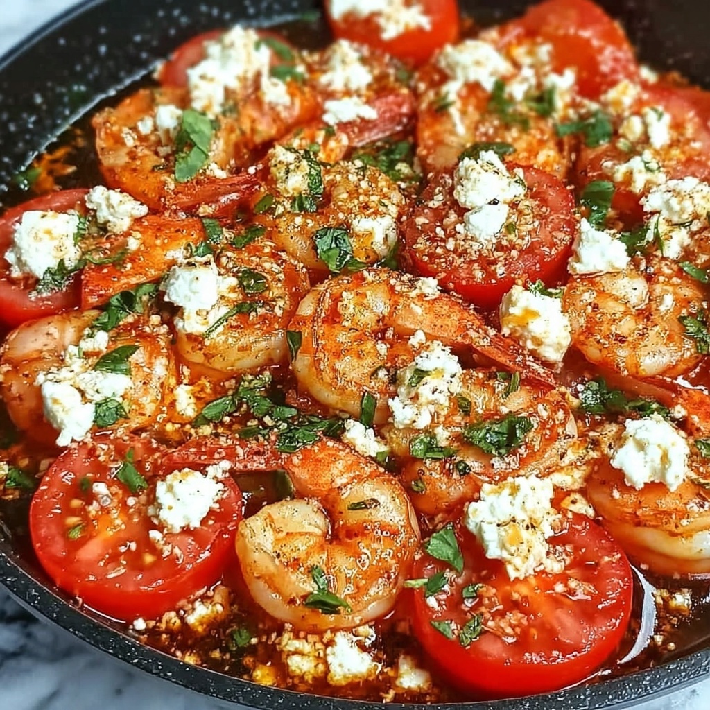 Greek Shrimp with Feta and Tomatoes Recipe - Recipe Image