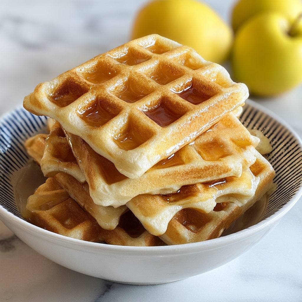 Applesauce Waffles for Baby-led Weaning Recipe - Recipe Image