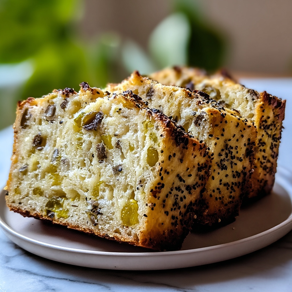 Cheese and Olive Quick Bread Recipe - Recipe Image