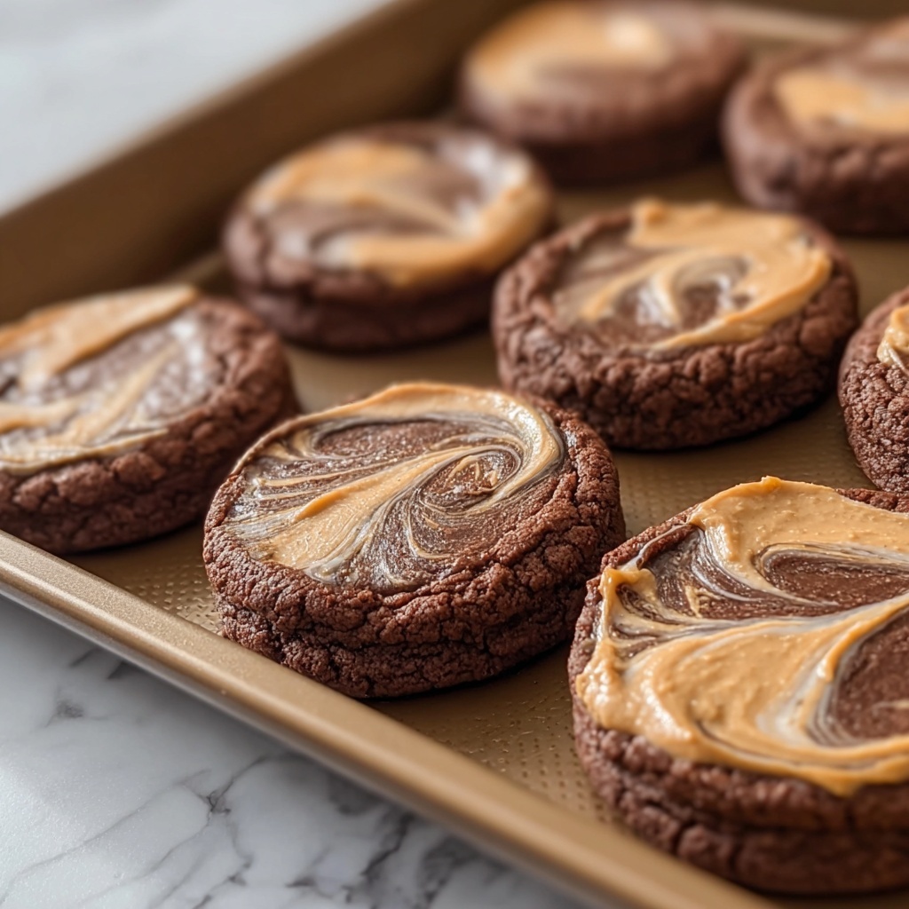Peanut Butter Brownie Swirl Cookies Recipe - Recipe Image