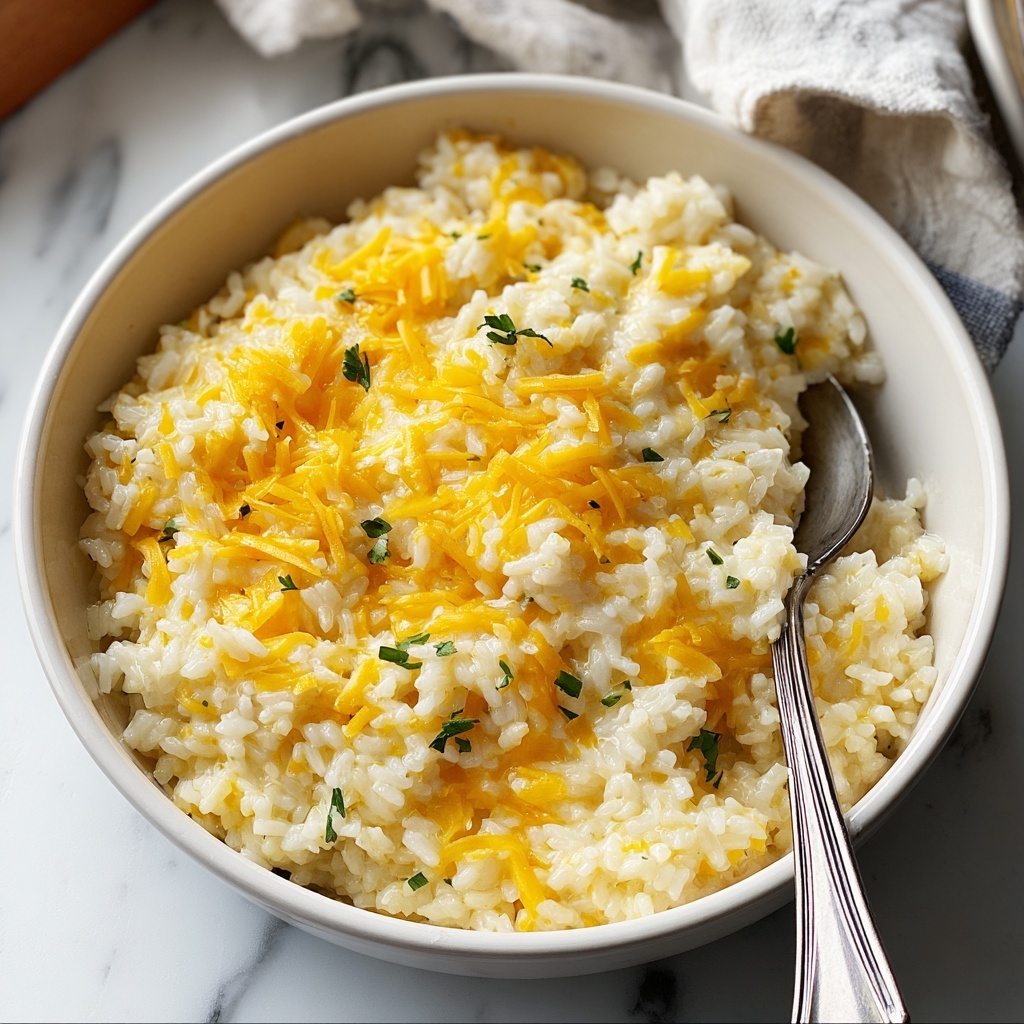 Cheesy Rice Recipe - Recipe Image