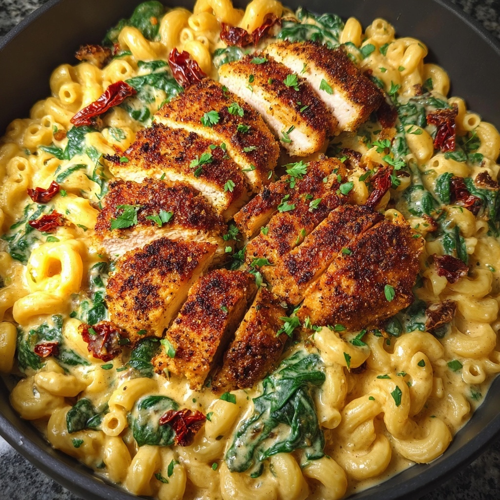 Tuscan Chicken Pasta Recipe - Recipe Image