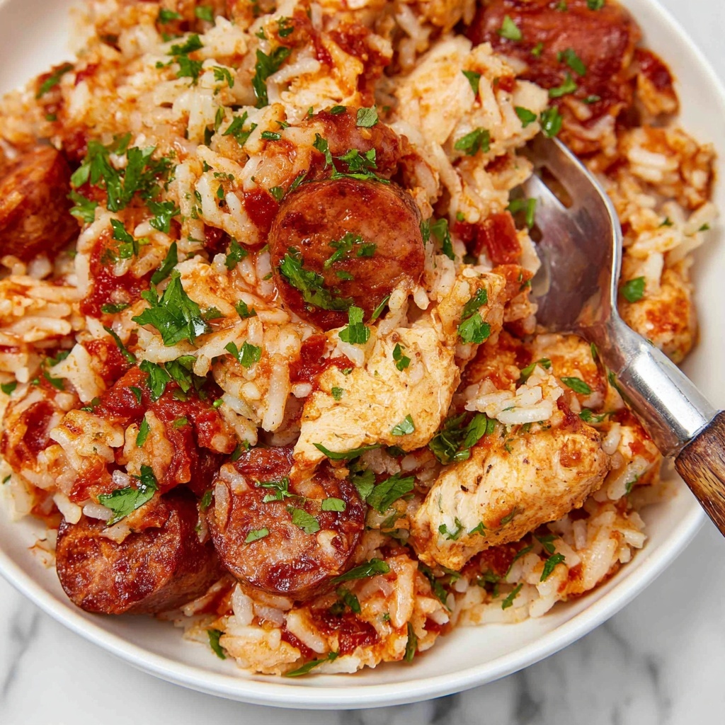 Chicken and Sausage Jambalaya Recipe - Recipe Image