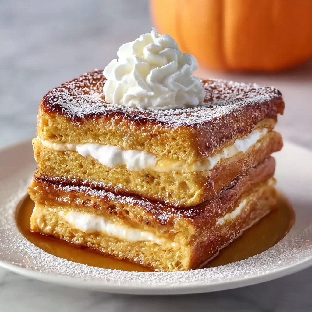 Pumpkin Cream Cheese French Toast Recipe - Recipe Image